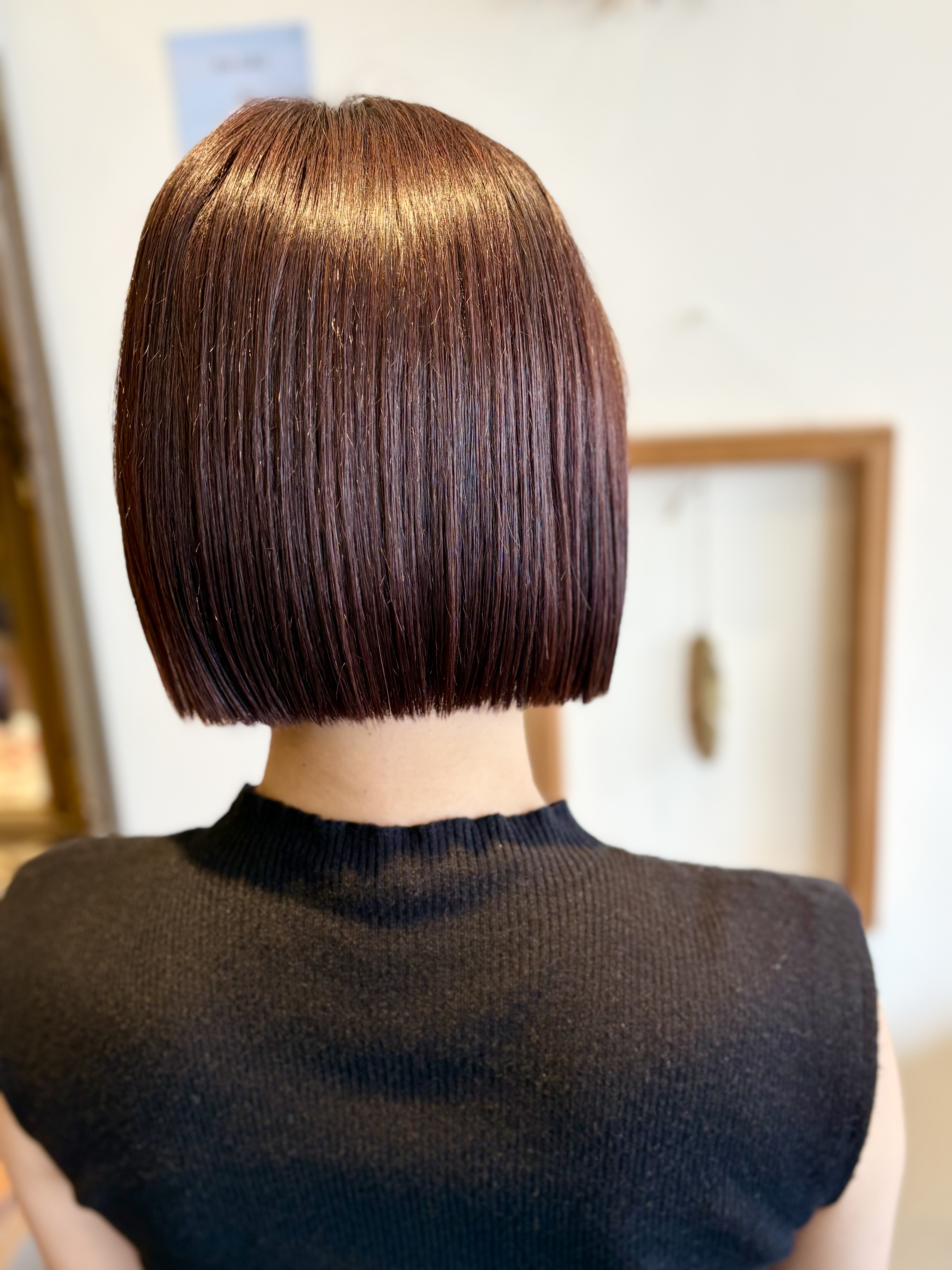 艶のあるボブスタイル